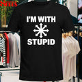 Symbol Of Chaos I’m With Stupid T-shirts