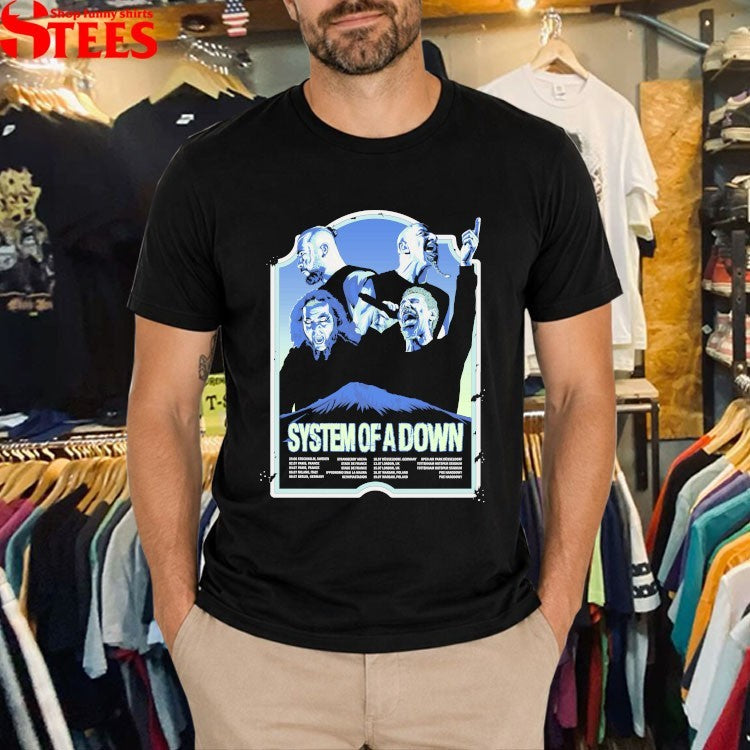 System Of A Down Tour 2026 T-shirts