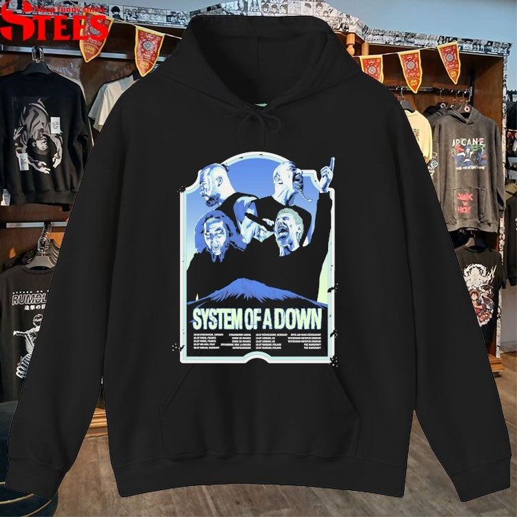 System Of A Down Tour 2026 T-shirts