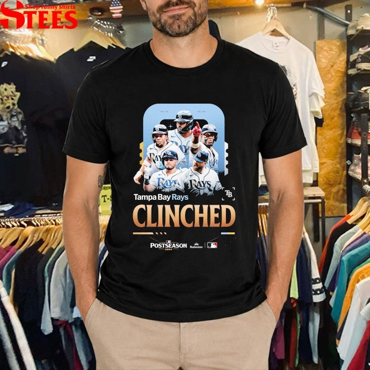 Tampa Bay Rays 2026 Postseason Clinched MLB T-Shirts