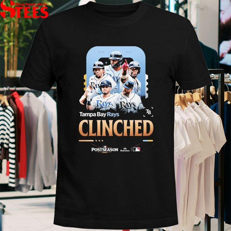 Tampa Bay Rays 2026 Postseason Clinched MLB T-Shirts