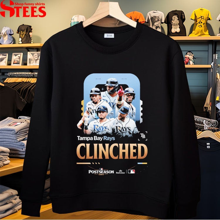 Tampa Bay Rays 2026 Postseason Clinched MLB T-Shirts