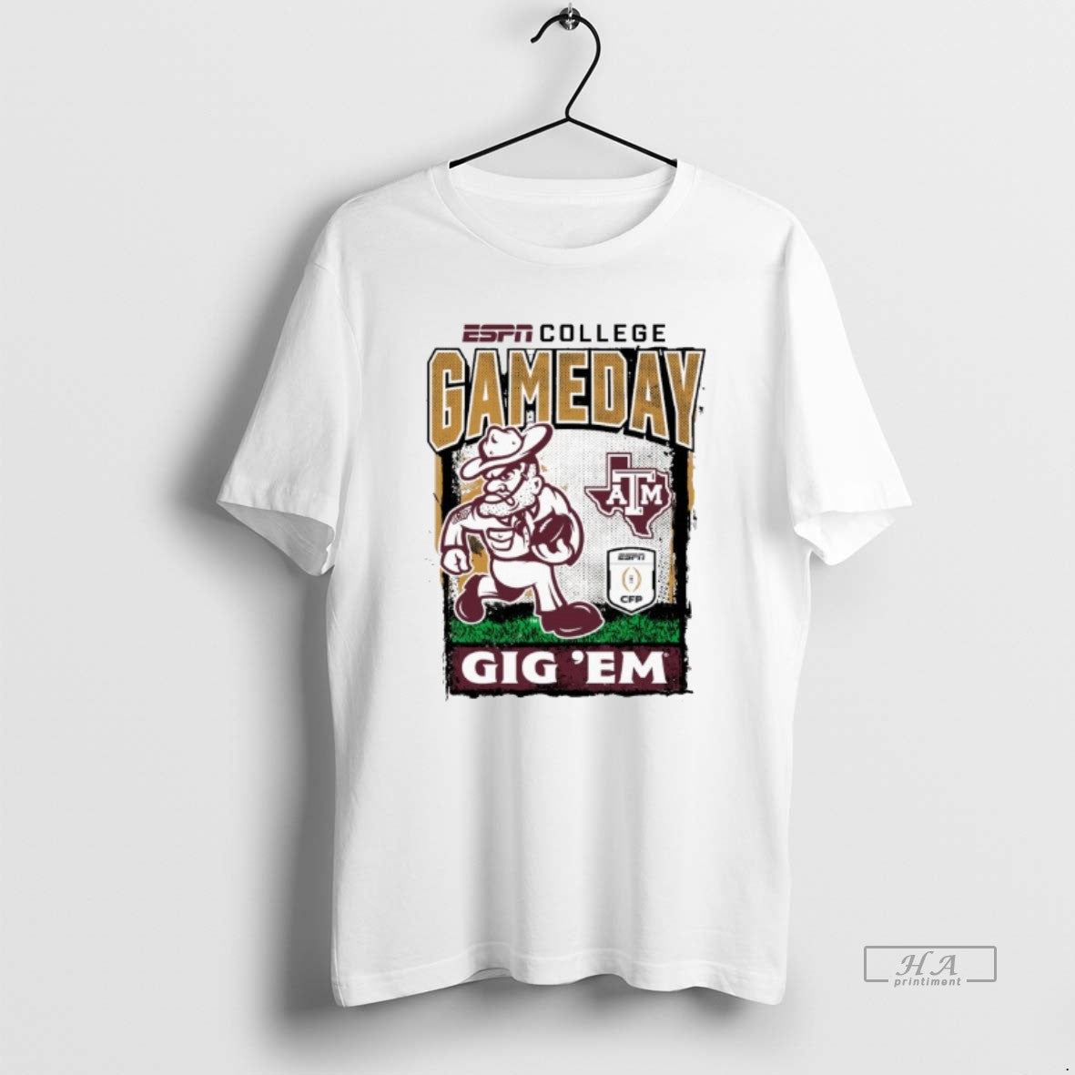 Official Texas Am Aggies Cfp 25 2026 Gig Em Gameday Mascot T-Shirts, Hoodie, Sweatshirt | PureTeeCo.com