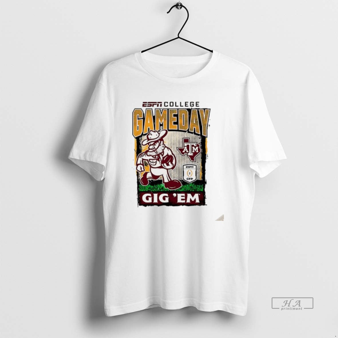 Official Texas Am Aggies Gig Em Football Playoff Gameday Mascot T-Shirts, Hoodie, Sweatshirt | PureTeeCo.com