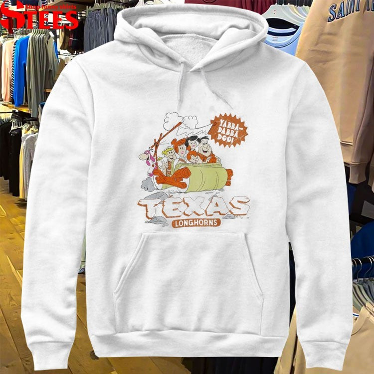 Texas Longhorns The Flintstones Cave Stone Yabba Dabba Doo T-shirts