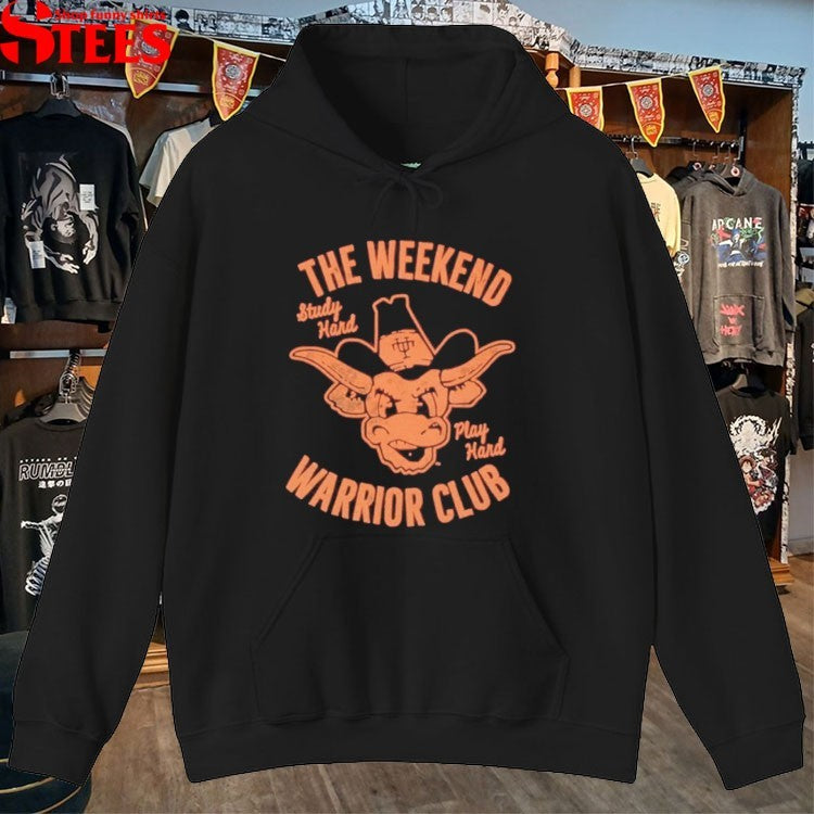 Texas Longhorns The Weekend Warrior Club Study Hard Play Hard T-shirts