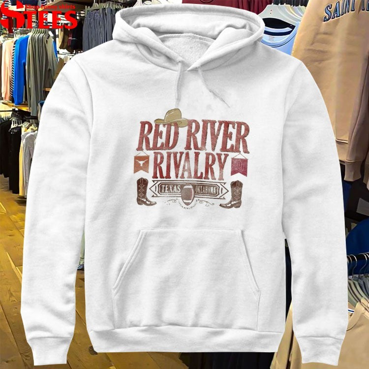 Texas Longhorns Vs Oklahoma Sooners Red River Rivalry Boots T-shirts