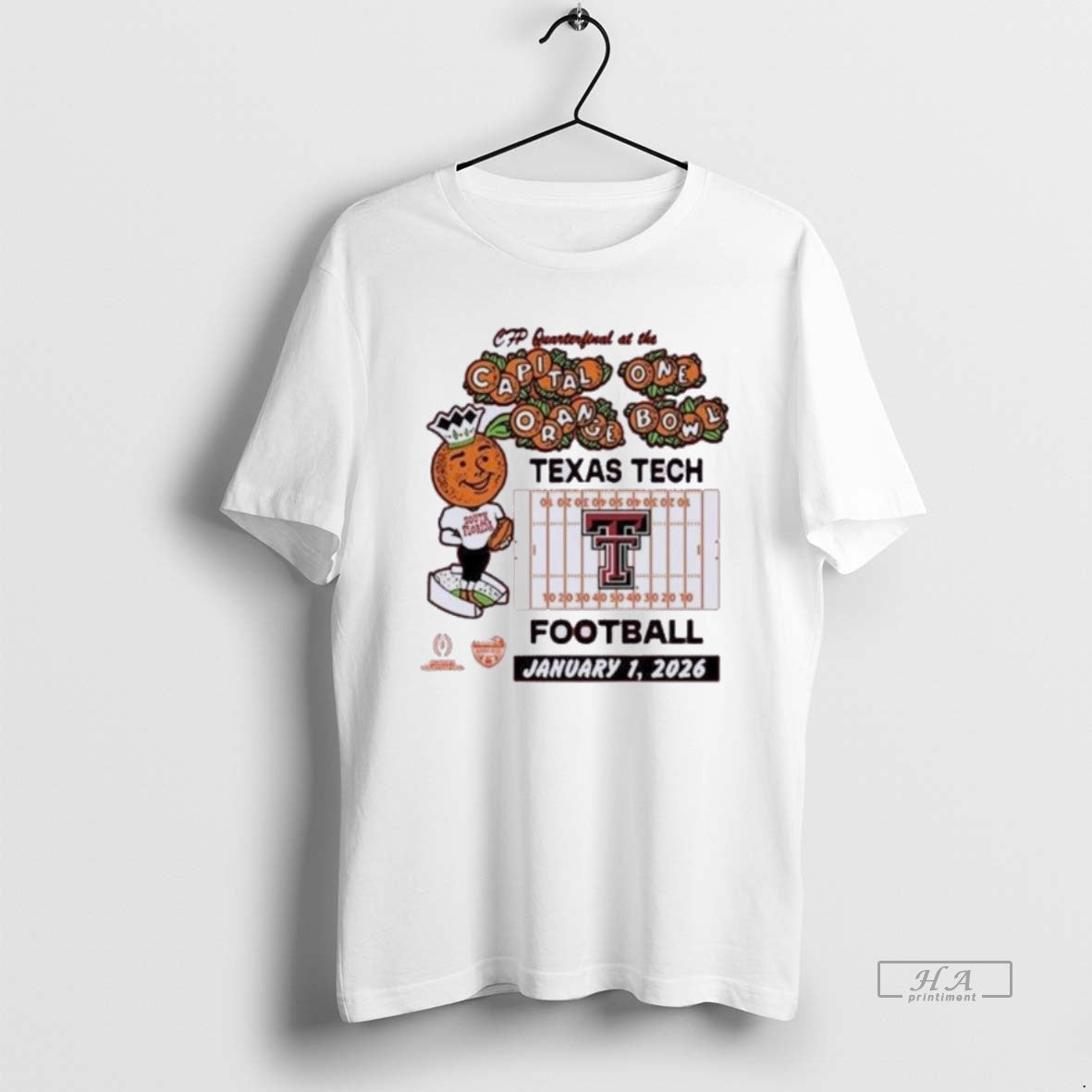 Official Texas Tech Red Raiders 2026 Orange Bowl January 1st T-Shirts, Hoodie, Sweatshirt | PureTeeCo.com