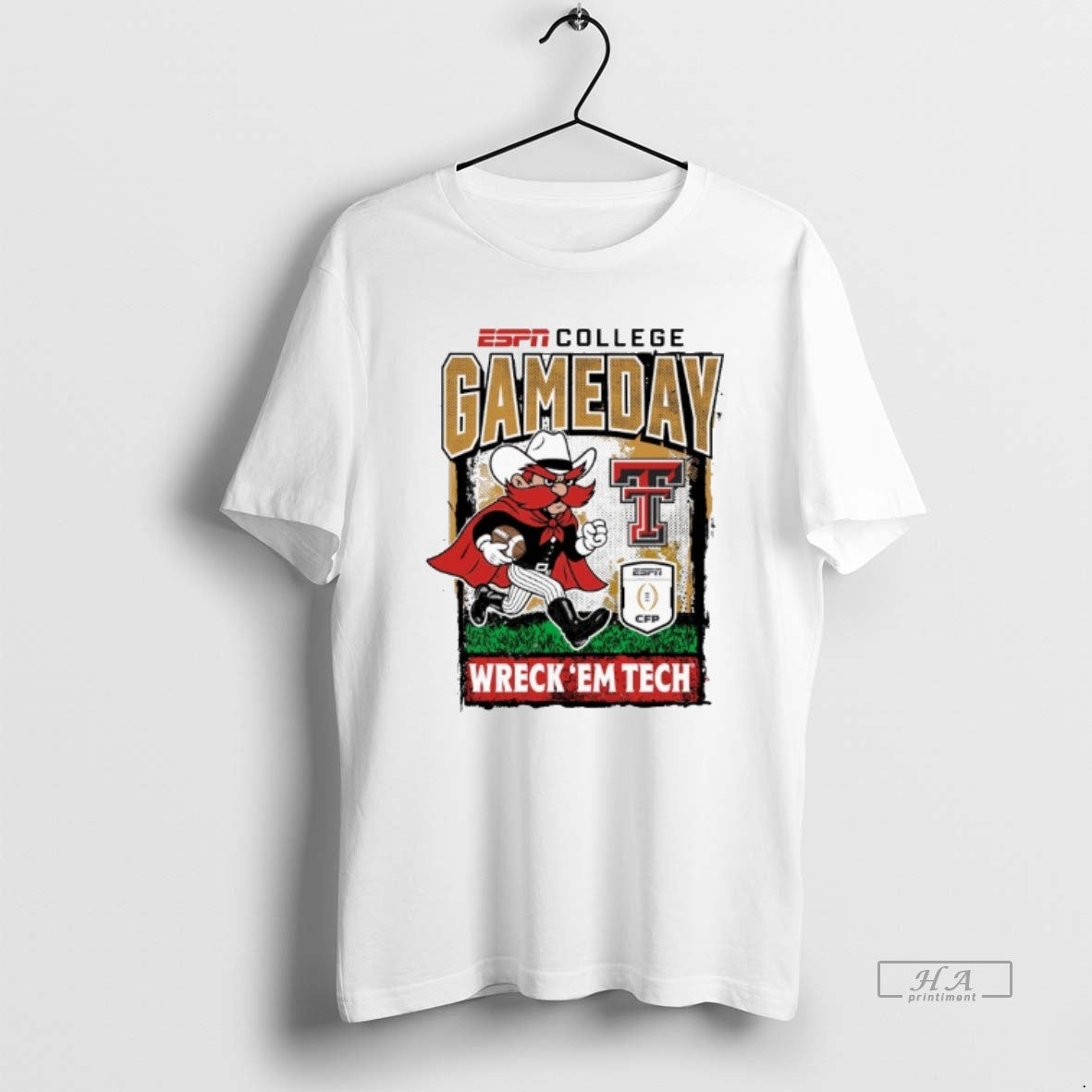 Official Texas Tech Red Raiders Cfp 25 2026 Wreck Em Tech Gameday Runner Mascot T-Shirts, Hoodie, Sweatshirt | PureTeeCo.com