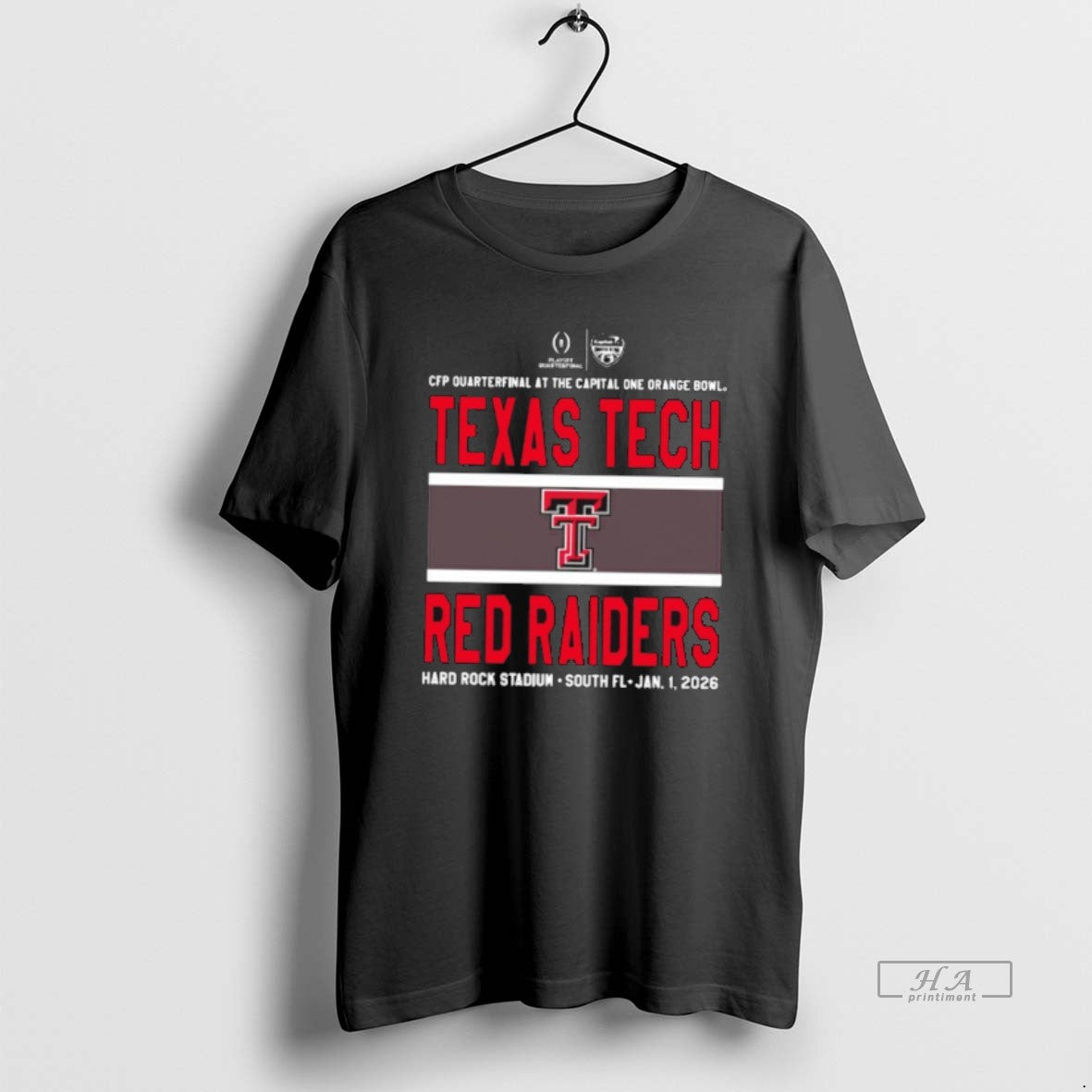 Official Texas Tech Football 2026 Cfp Quarterfinal Capital One Orange Bowl T-Shirts, Hoodie, Sweatshirt | PureTeeCo.com