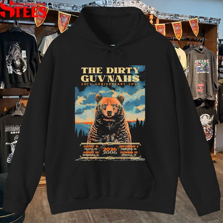 The Dirty Guv’nahs 20th Anniversary 2026 Tour Bear T-Shirts