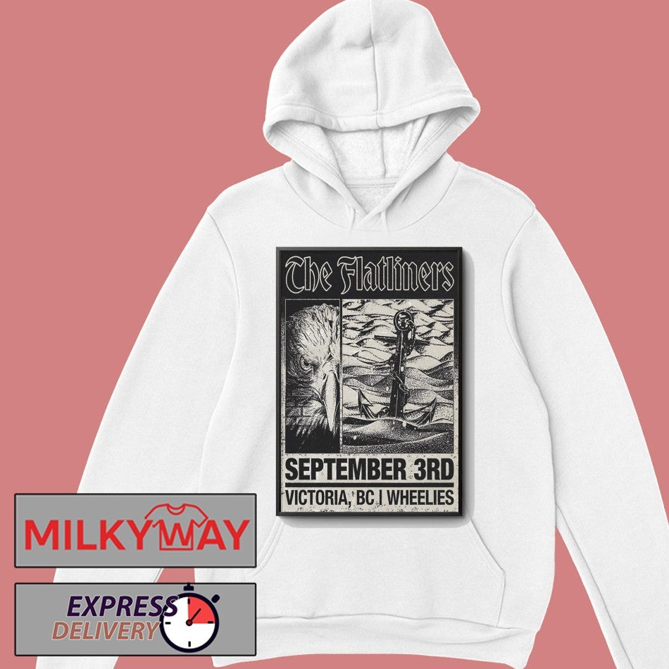 The Flatliners September 3 2026, Victoria BC Poster shirt