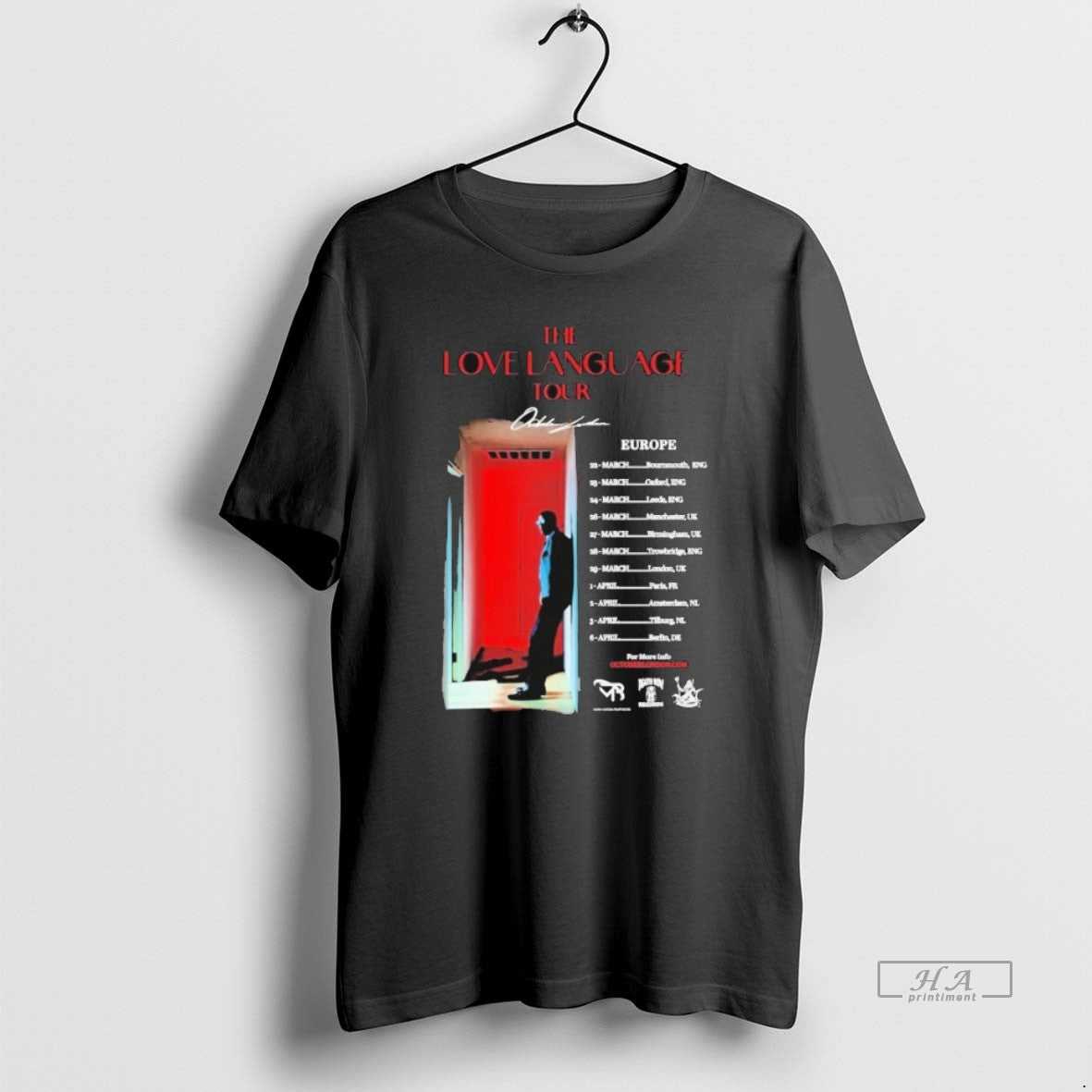 Official The Love Language October London Tour Europe 2026 T-Shirts, Hoodie, Sweatshirt | PureTeeCo.com
