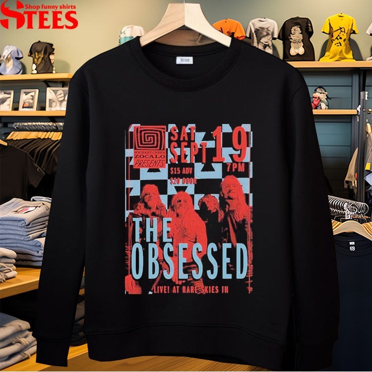The Obsessed Tour For Rare Skies Motorcycle Show After Party At Whiskey Creek Zocalo In Arenas Valley New Mexico On September 19 2026 T-shirts