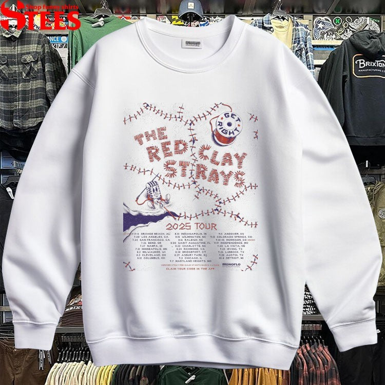 The Red Clay Strays Get Right Tour 2025 T-shirts