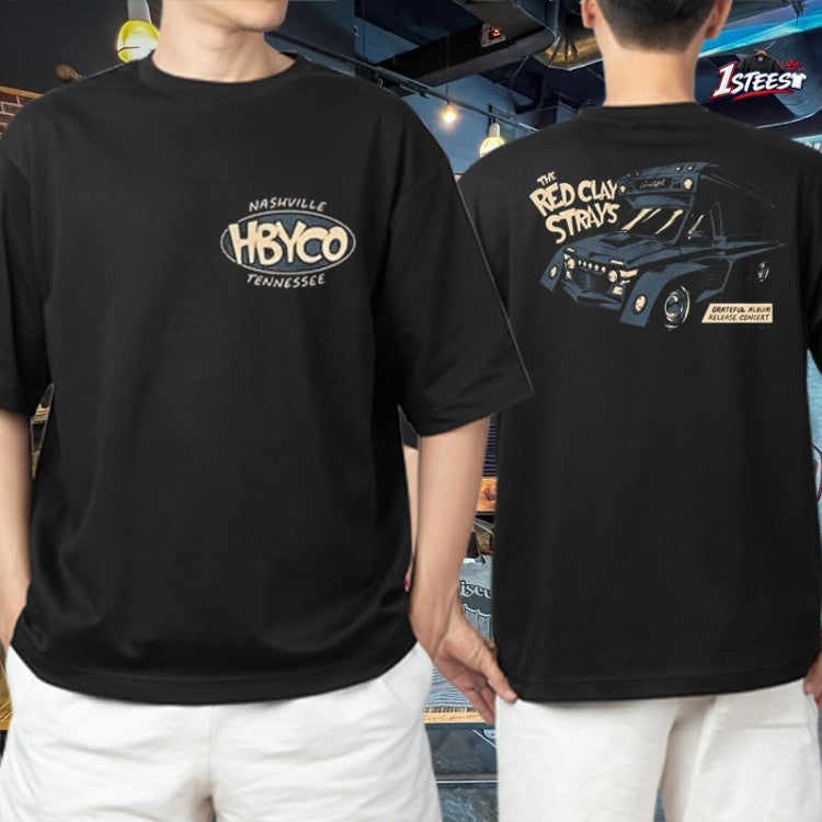The Red Clay Strays Tour 2026 Grateful Album Nashville TN T-shirts