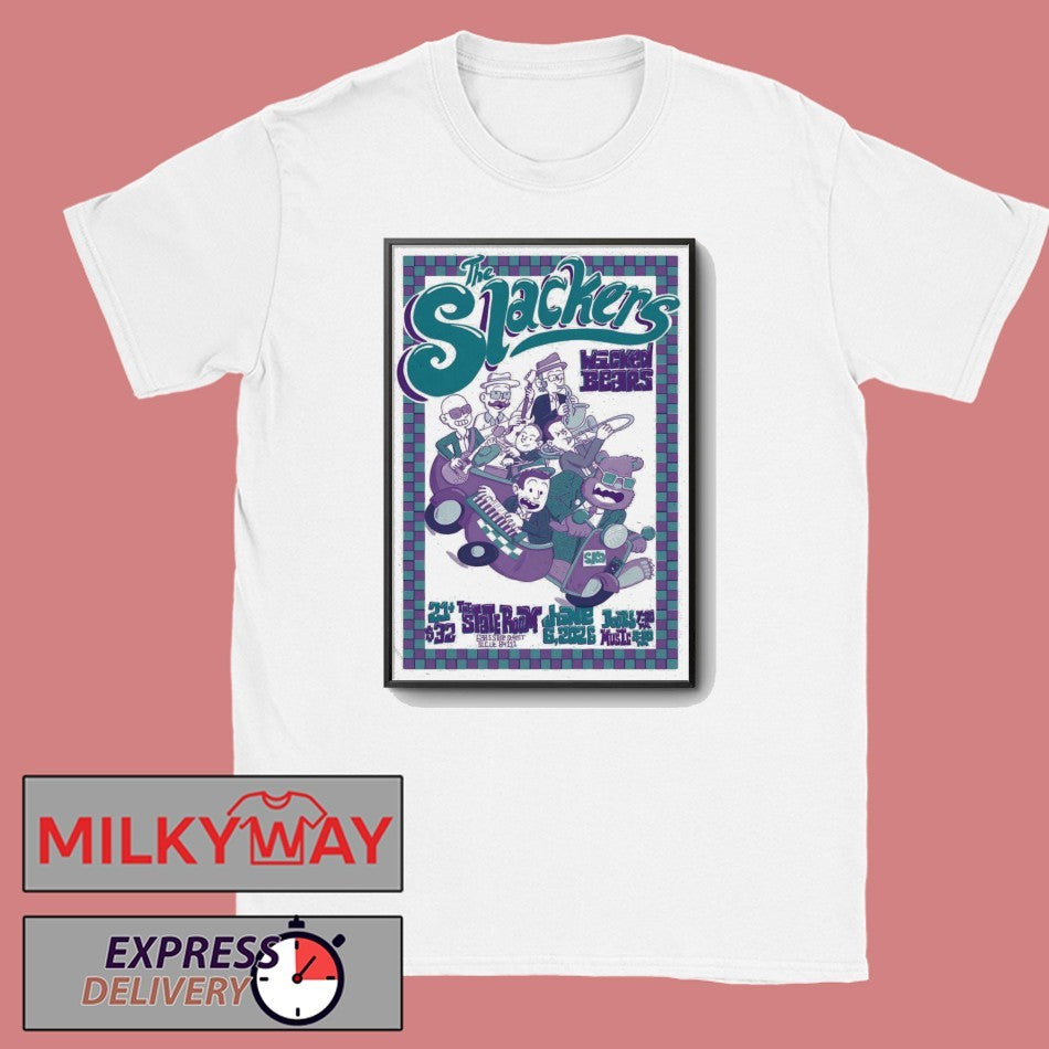 The Slackers Salt Lake City UT Tour On Jun 6 2026 Poster shirt