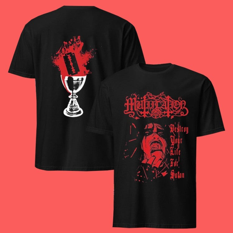 Todestrieb Records Mutiilation Destroy Your Life For Satan Shirt