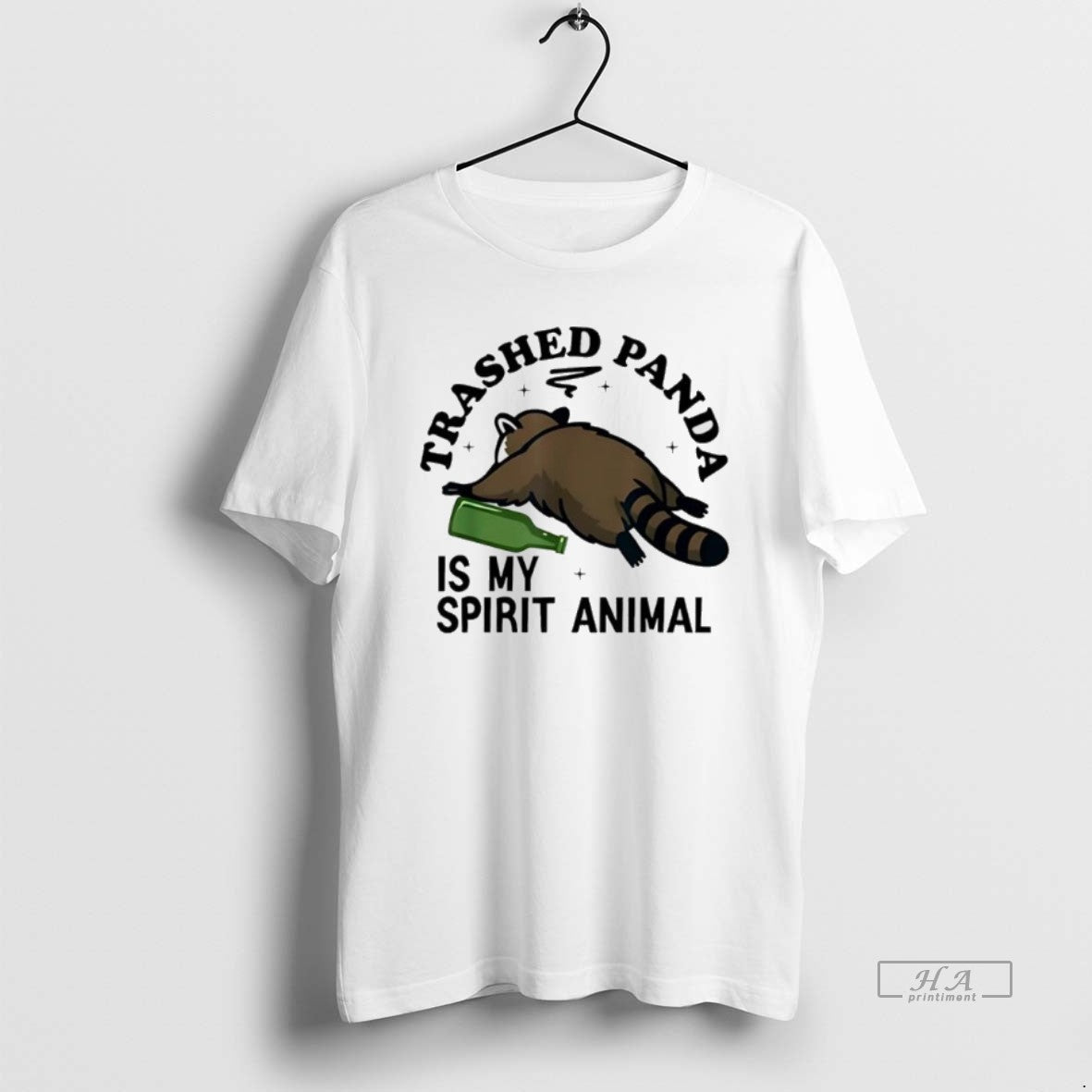 Official Trashed Panda Is My Spirit Animal Racoon Meme T-Shirts, Hoodie, Sweatshirt | PureTeeCo.com