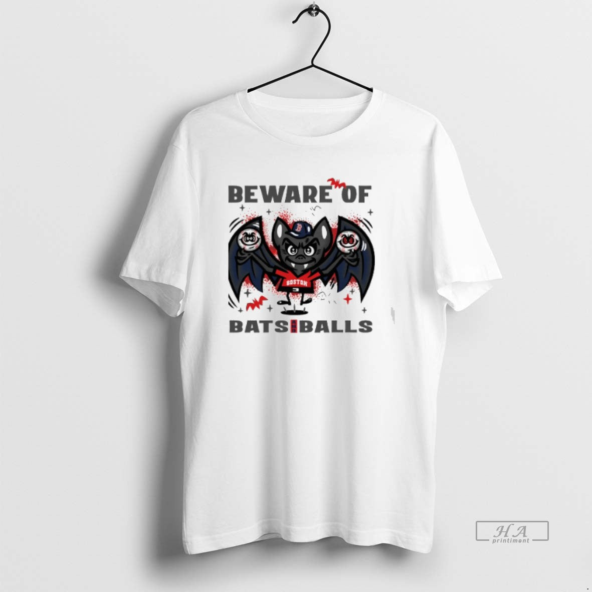 Official Trendy Boston Red Sox Beware Of Bats And Balls October Halloween