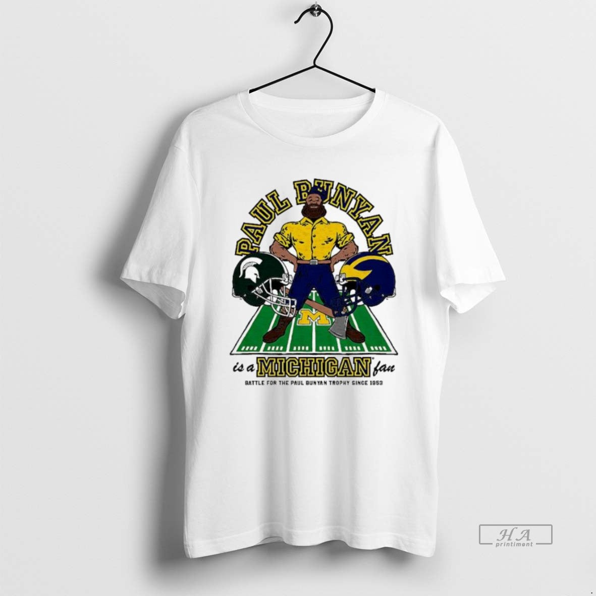 Official Trendy Michigan Wolverines Paul Bunyan Is A Michigan Fan Battle For The Trophy Since