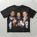 Troy Aikman Tony Romo Dak Prescott Middle Finger Shirt