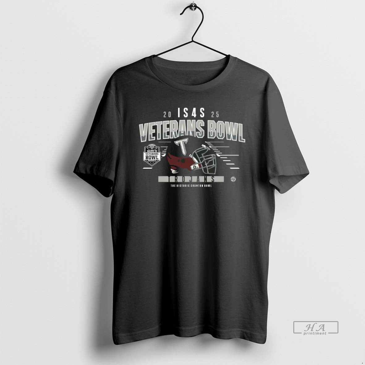 Official Troy Trojans 2025 Salute To Veterans Bowl Helmet Chriast T-Shirts, Hoodie, Sweatshirt | PureTeeCo.com
