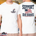 Tunnel Towers Foundation Support To Towers American Flag T-shirts