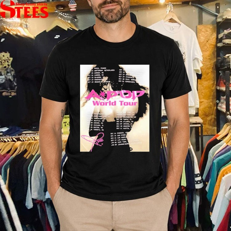 Tyla A POP World Tour 2026 Dates T-shirts