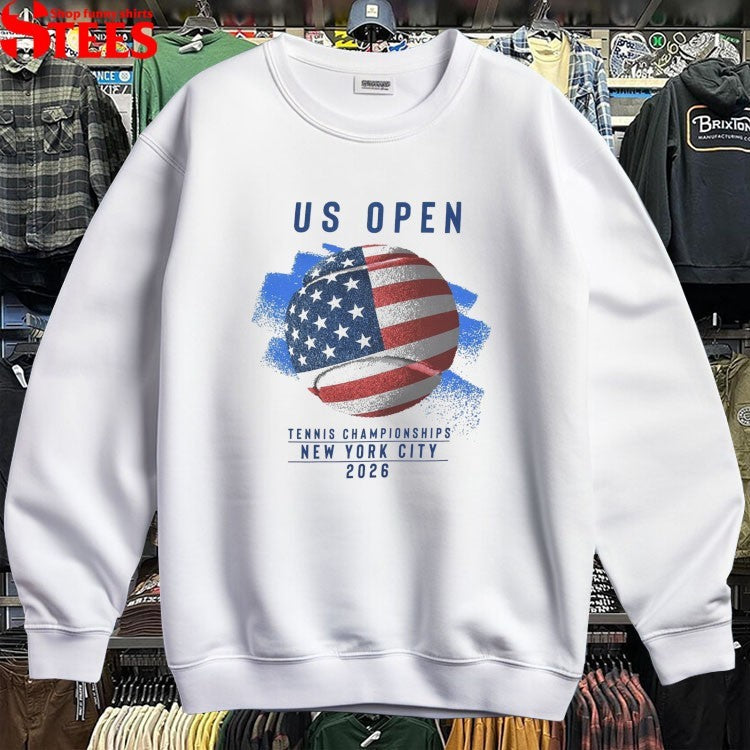 US Open 2026 Ball NYC American Flag T-Shirts