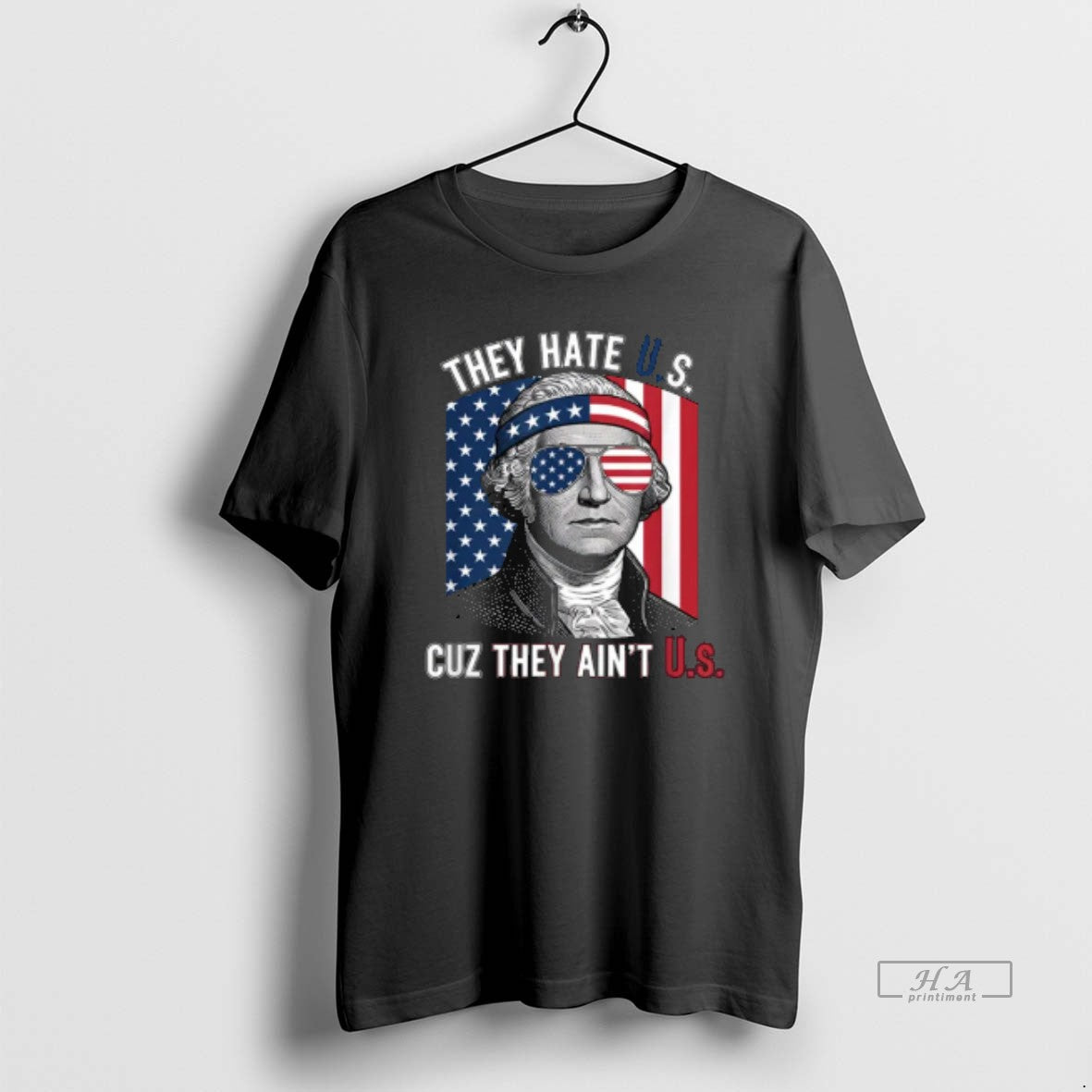 Official Usa Patriotic They Hate Us Cuz They Aint Us T-Shirts, Hoodie, Sweatshirt | PureTeeCo.com
