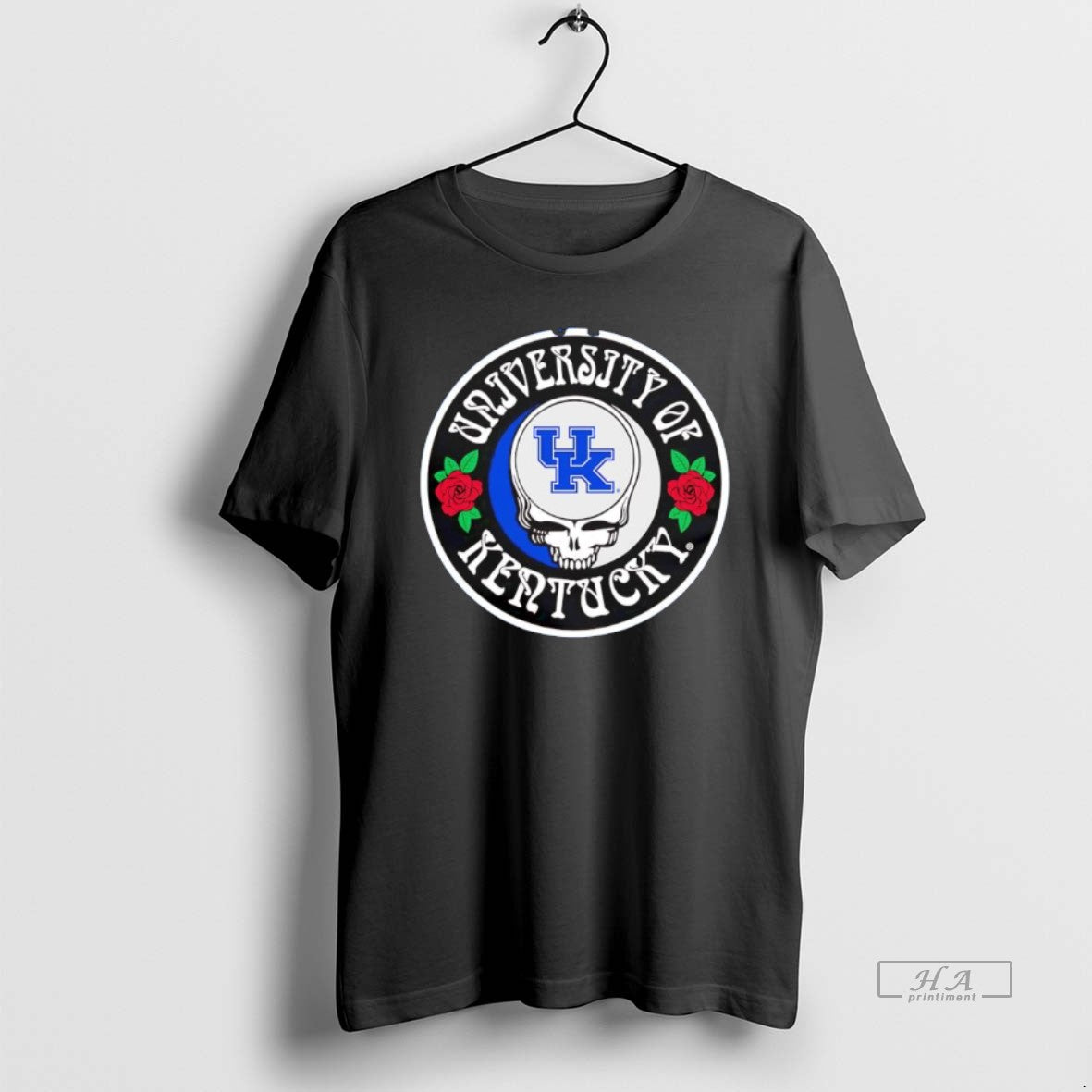 Official University Of Kentucky Wildcats Sugar Skull Grateful Dead Logo T-Shirts, Hoodie, Sweatshirt | PureTeeCo.com