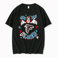 Official Wwe Drops Danhausen X Atlanta Falcons You Are Cursed Vampire T Shirts