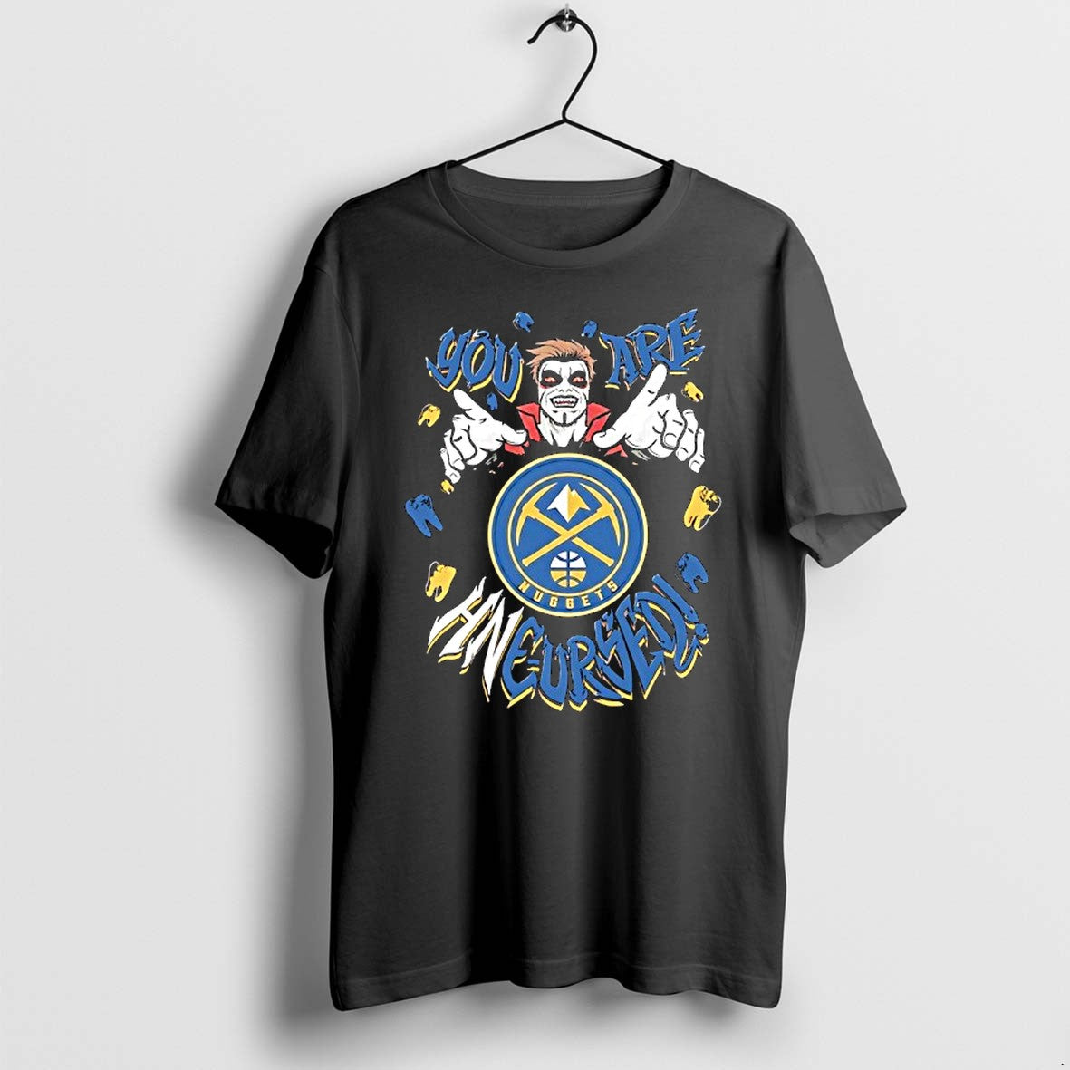 Official Wwe Drops Danhausen X Denver Nuggets You Are Uncursed T Shirts Jpg
