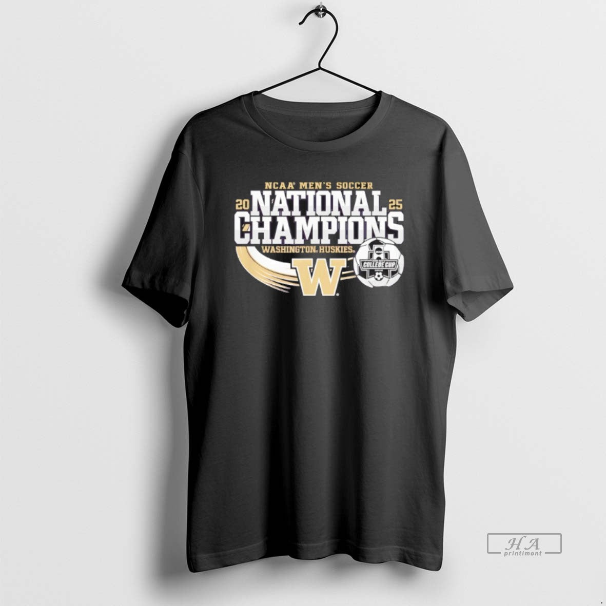 Official Washington Huskies National Champs 2025 Mens Soccer T-Shirts, Hoodie, Sweatshirt | PureTeeCo.com