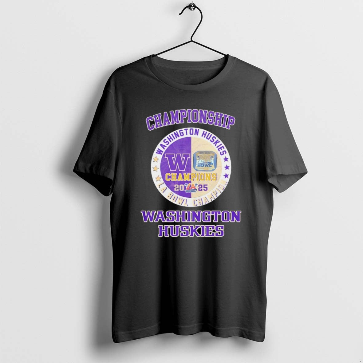 Official Washington Huskies Football Championship La Bowl Champion 2025 T-Shirts, Hoodie, Sweatshirt | PureTeeCo.com