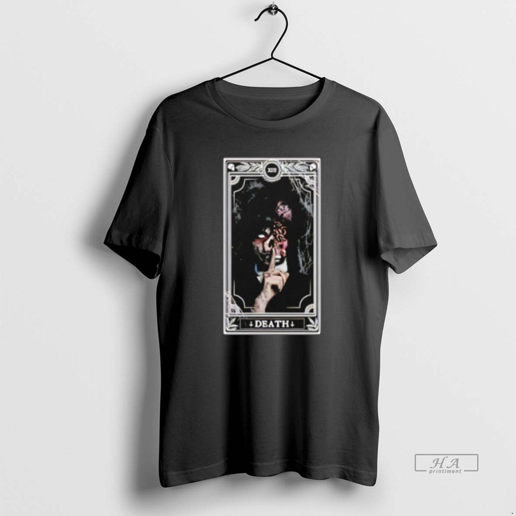 Official Wednesday Addams Death Tarot Card Xiii T-Shirts, Hoodie, Sweatshirt | PureTeeCo.com