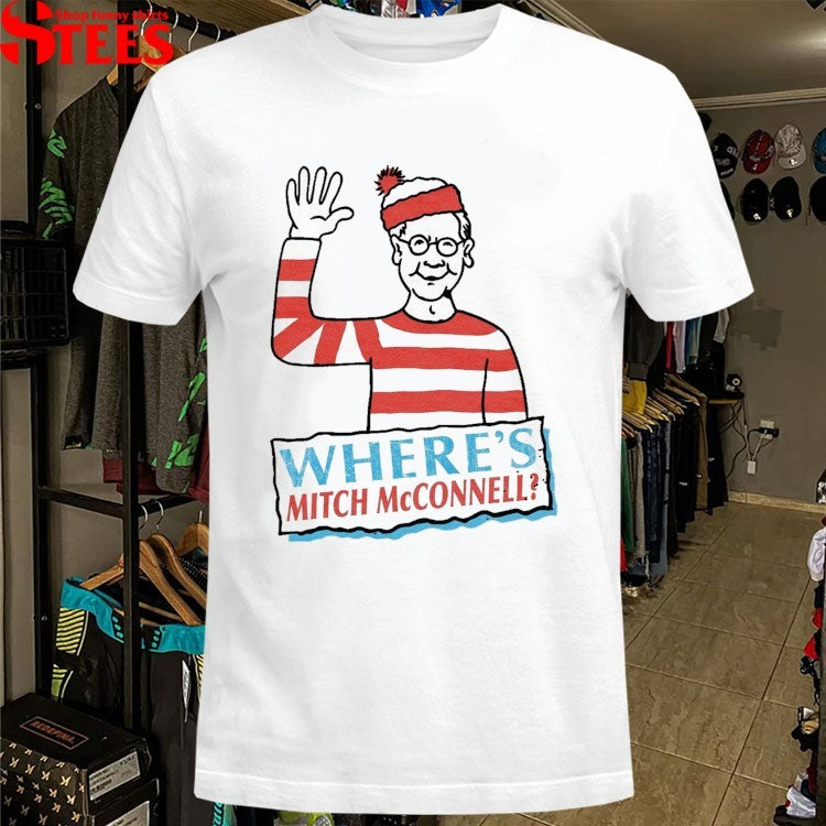 Where’s Mitch Mcconnell Where’s Waldo T-shirts