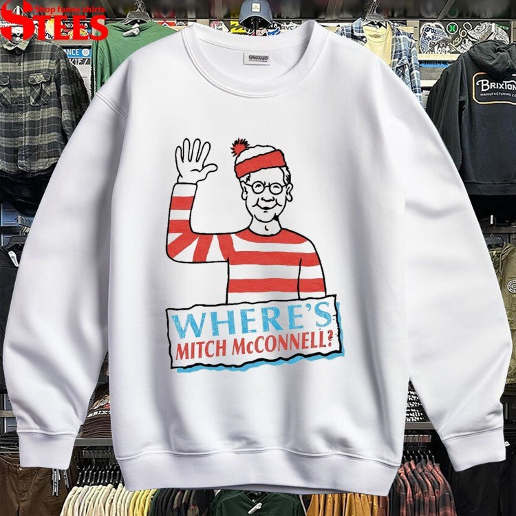 Where’s Mitch Mcconnell Where’s Waldo T-shirts