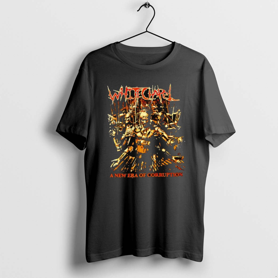 Official Whitechapel A New Era Of Corruption Album Cover Graphic T-Shirts, Hoodie, Sweatshirt | PureTeeCo.com