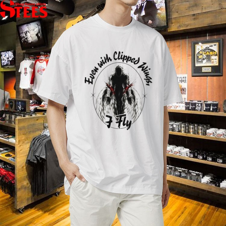 Will Carter Even With Clipped Wings I Fly T-shirts