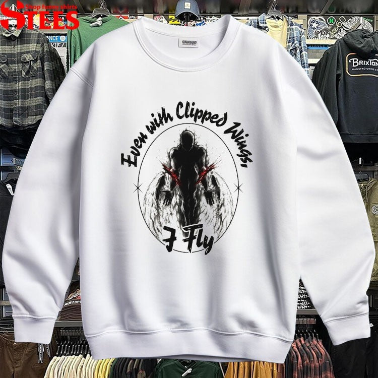 Will Carter Even With Clipped Wings I Fly T-shirts