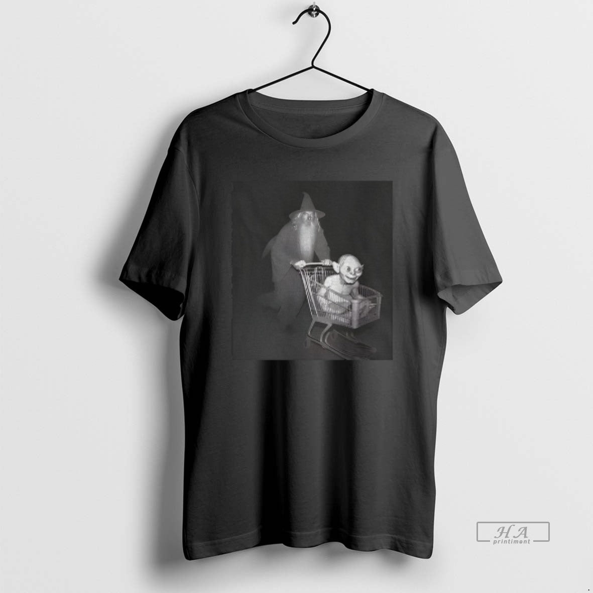 Official Wizard And Goblin Shopping Cart Photo T-Shirts, Hoodie, Sweatshirt | PureTeeCo.com