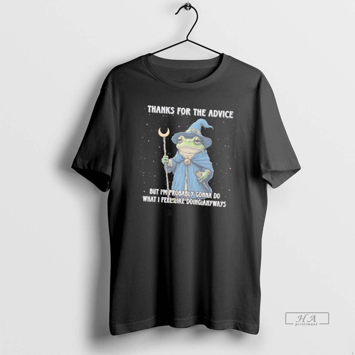 Official Wizard Frog Thanks For The Advice But Im Probably Gonna Do T-Shirts, Hoodie, Sweatshirt | PureTeeCo.com