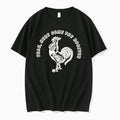 Official Yeah Here Come The Rooster Black T Shirts Jpg