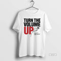 Official Zohran Mamdani Tells Trump Turn The Volume Up T-Shirts, Hoodie, Sweatshirt | PureTeeCo.com