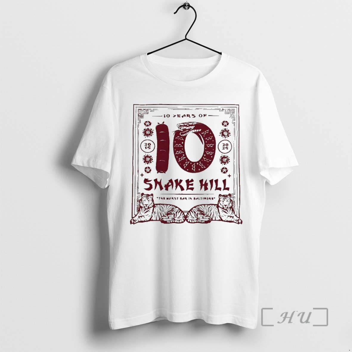 Officials 10 Years Of Snake Hill The Wurst Bar In Baltimore Premium T Shirts Sweater Hoodie, Sweatshirt | PureTeeCo.com