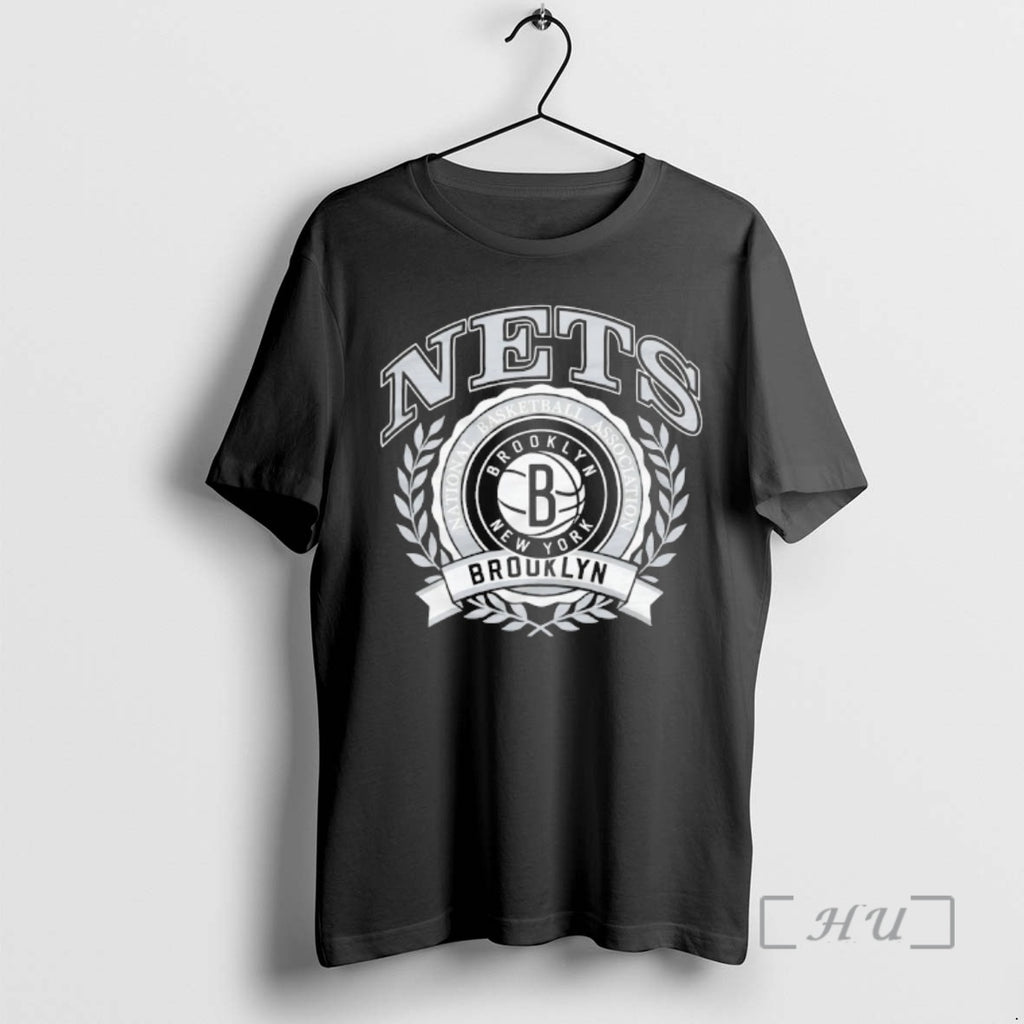 Officials 2025 Nba Brooklyn Nets Crest T-Shirts, Hoodie, Sweatshirt | PureTeeCo.com