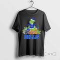 Officials 2025 Santa Grinch X Dog Ball Merry Christmas Bills Logo Premium T Shirts Sweater Hoodie, Sweatshirt | PureTeeCo.com