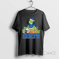 Officials 2025 Santa Grinch X Dog Ball Merry Christmas Colts Logo Premium T Shirts Sweater Hoodie, Sweatshirt | PureTeeCo.com